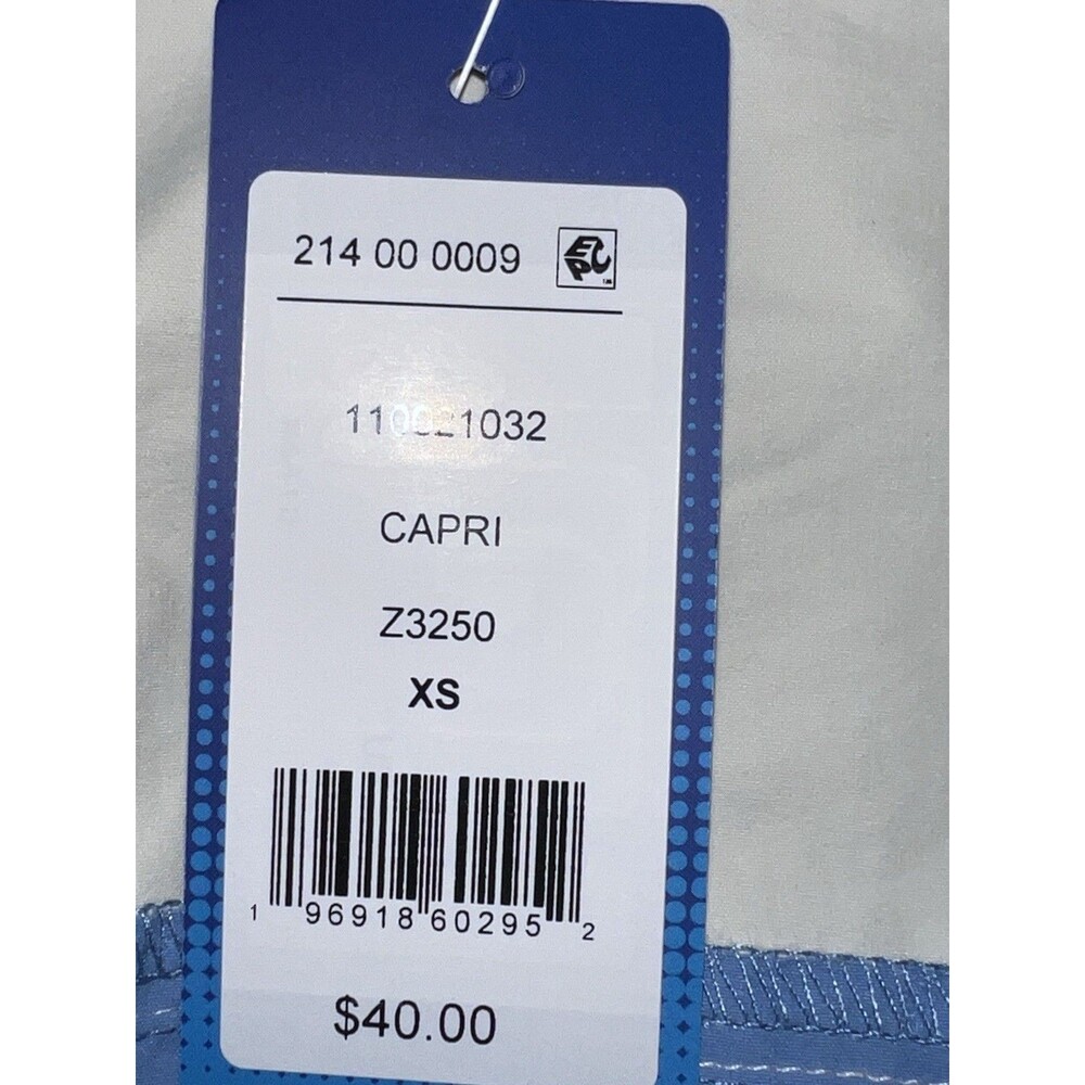 Women's Cropped Hooded Full Zip Windbreaker Jacket XS Blue Prince Pickleball - Picture 11 of 12